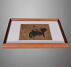 获嘉书画装裱配框服务案例